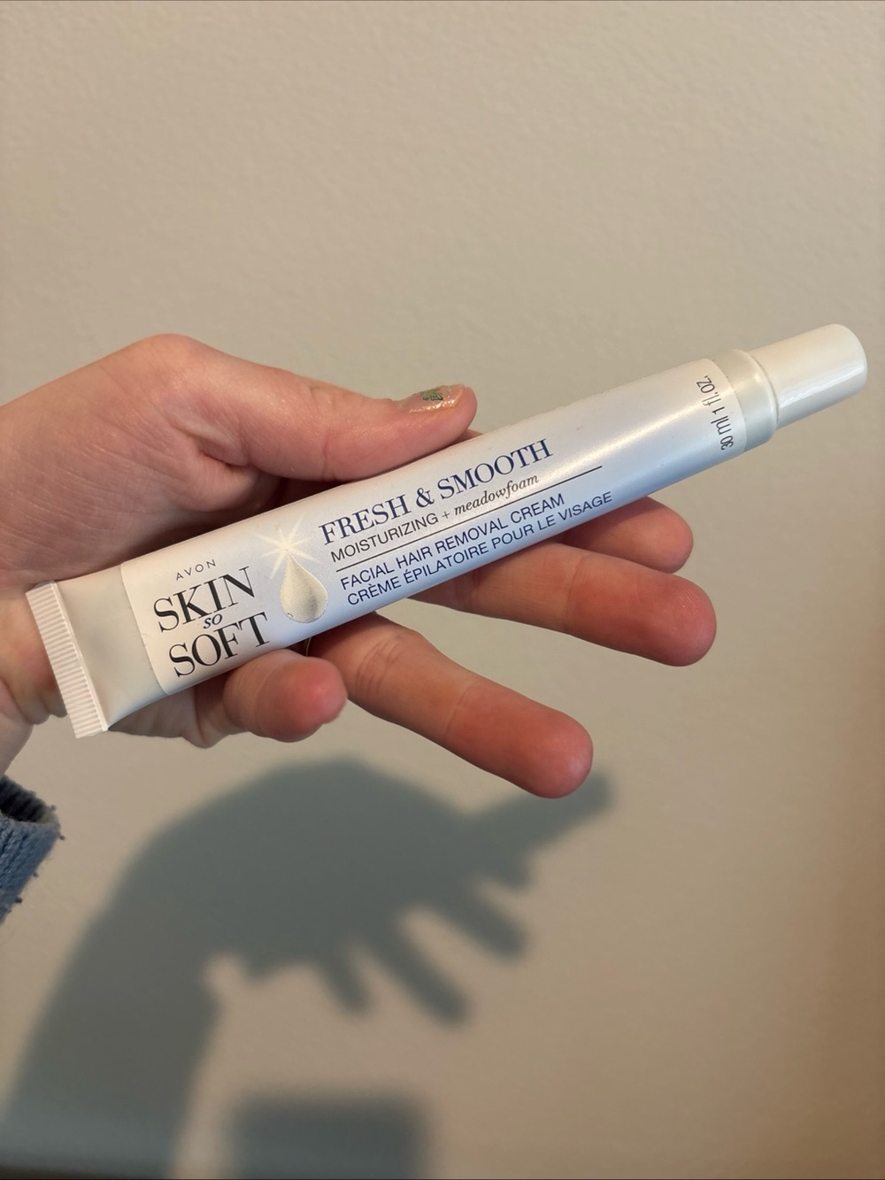 Avon Skin So Soft Fresh Smooth Facial Hair Removal Cream NEW, 1 fl oz